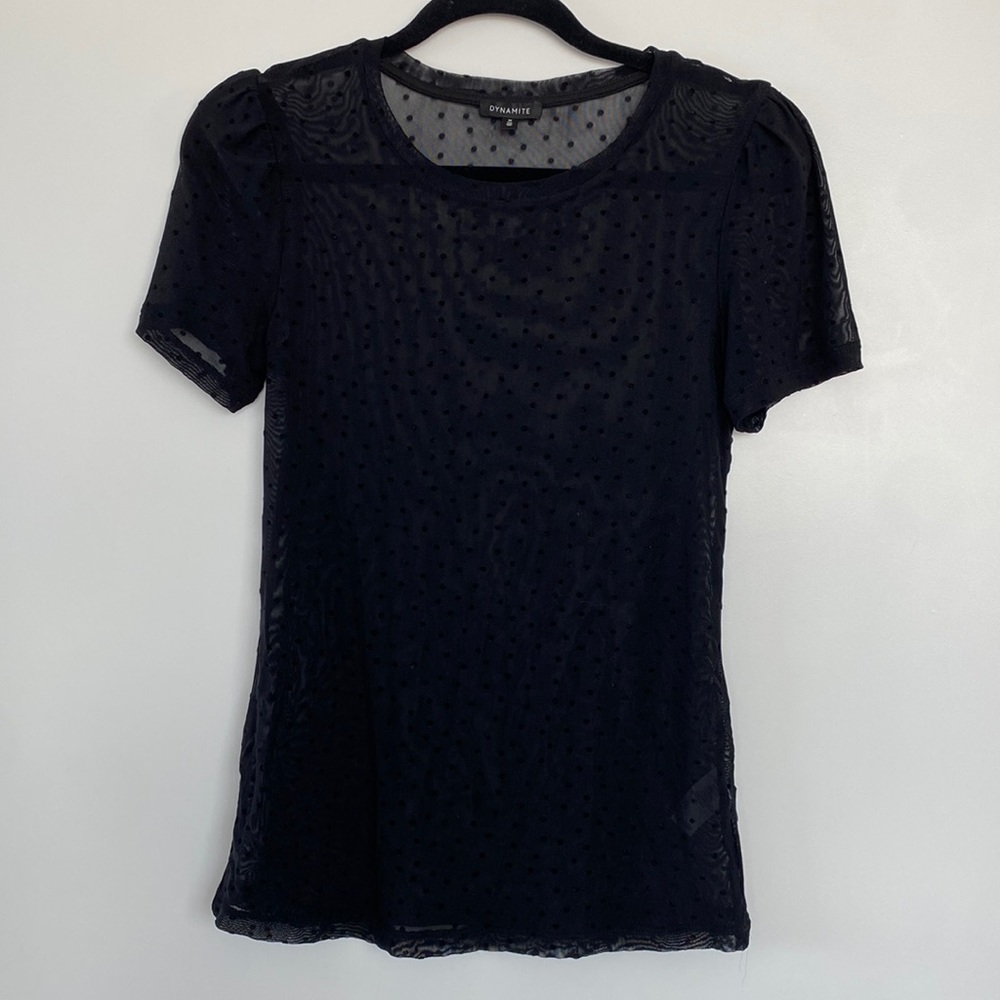 Dynamite Dotted Mesh Top